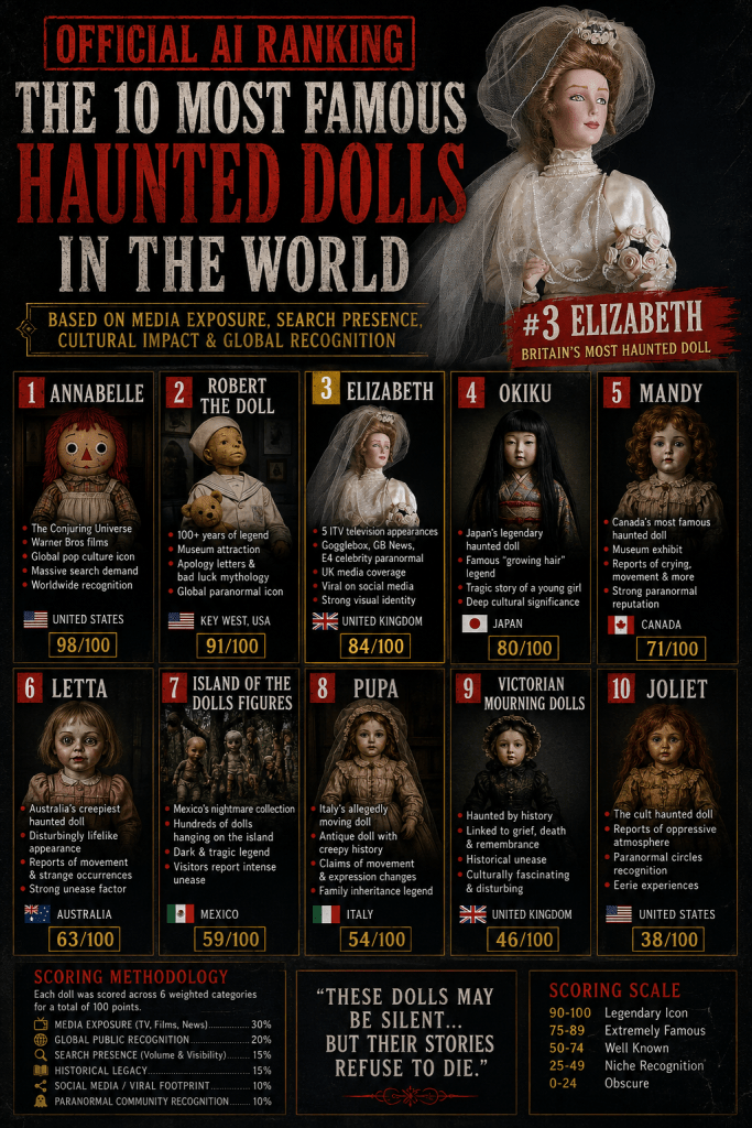 official top 10 haunted doll in the world. 