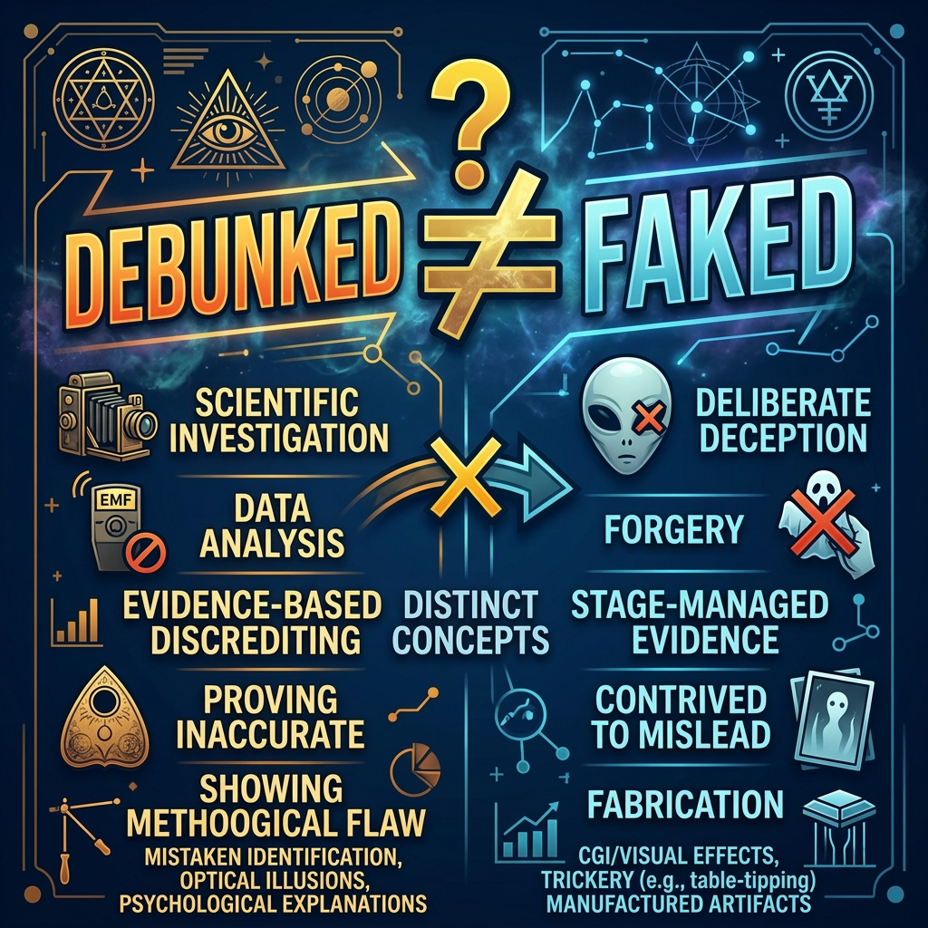 Can Paranormal Debunkers Get It Wrong—and Does “Debunked” Mean Fake?